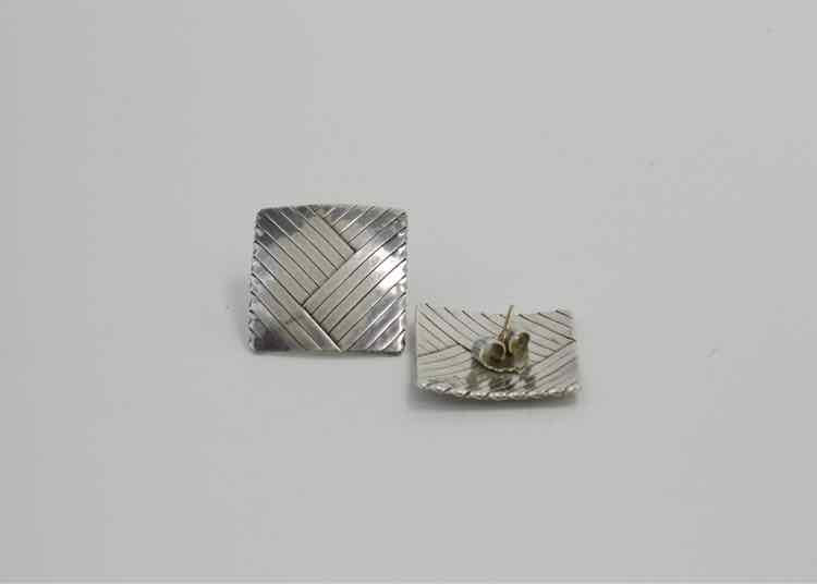 Ofiesh Sterling Square Earrings