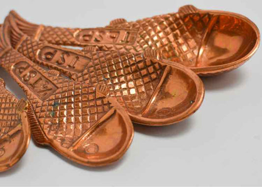 Copper Fish Measuring Spoons