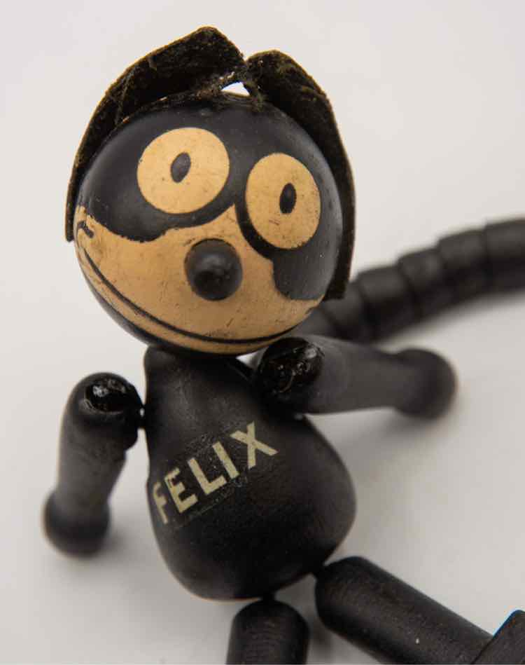 1920's Wooden Felix the Cat