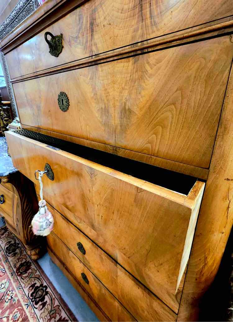 Antique Beidermeier Maple Dresser