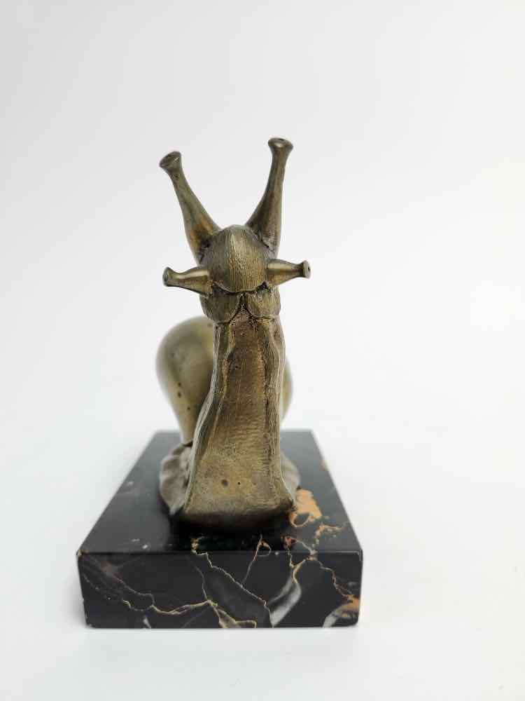 Amadeus Escargot Bronze on Marble Base