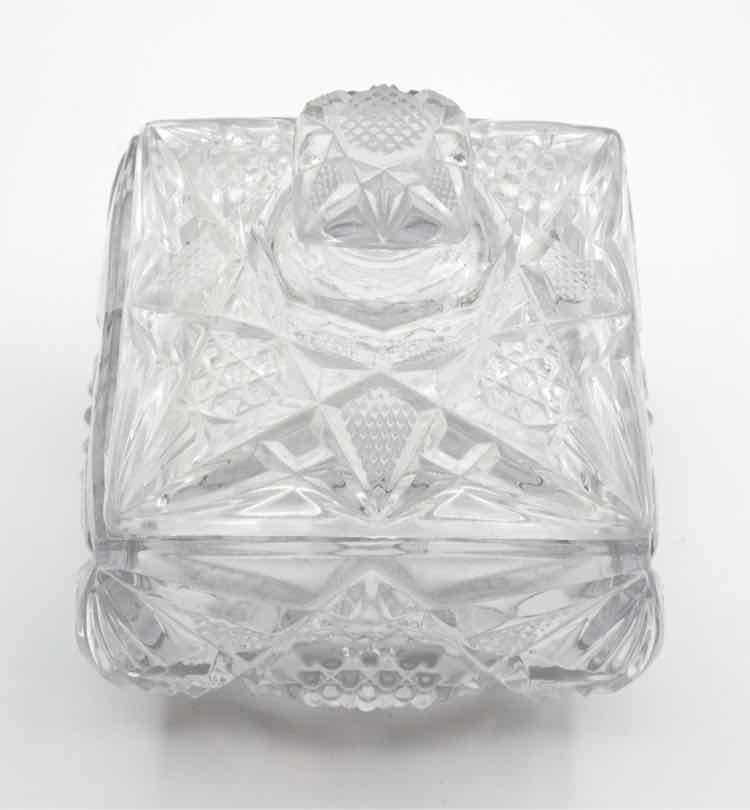 Cut Glass Jar