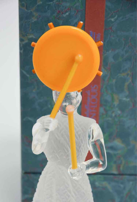 St.Louis Head Drum Crystal Figurine