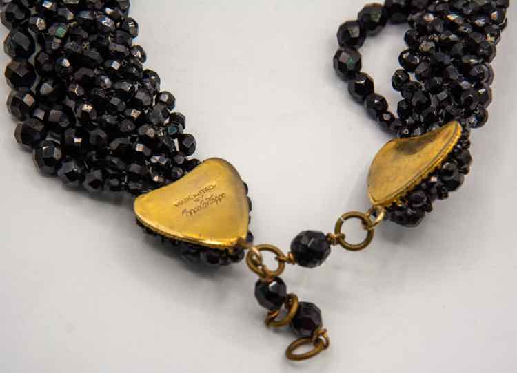 Coppola e Toppo Ital. Black Bead Multi-Strand