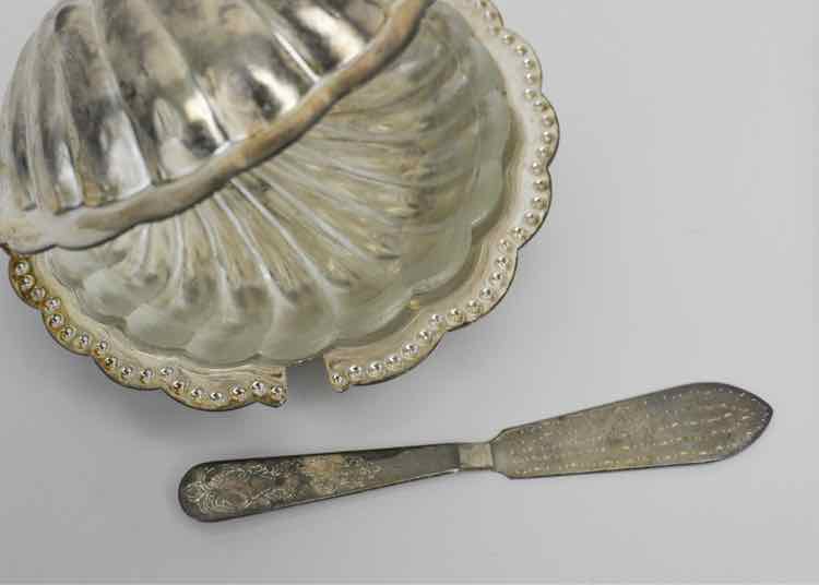 Silver Caviar Dish