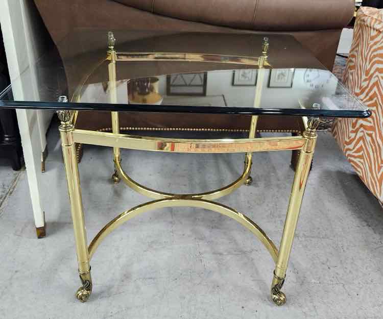 Glass End Table