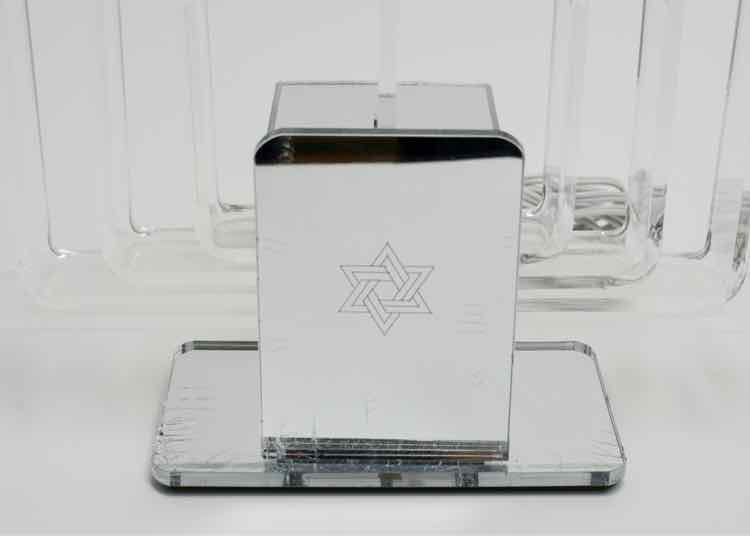 Vintage Acrylic Electric Menorah