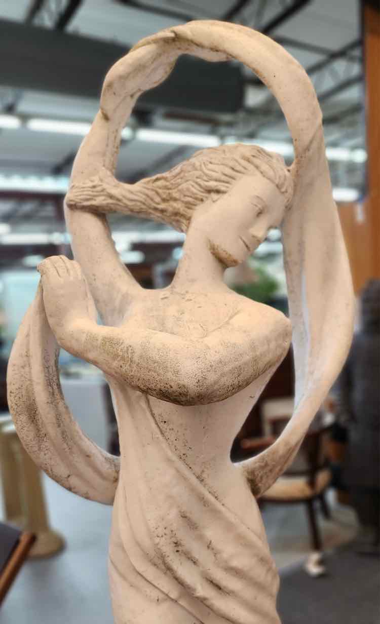 6ft Dancing Woman Concrete Statue