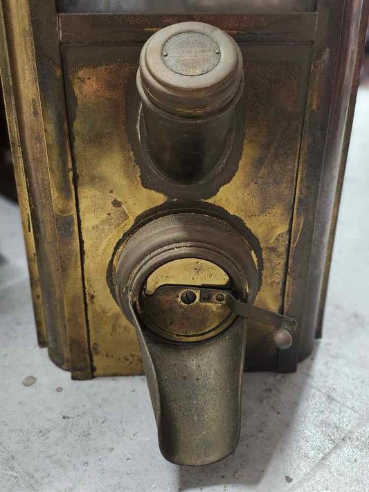 Antique D.R.G.M Dried Goods Copper/Metal Dispenser