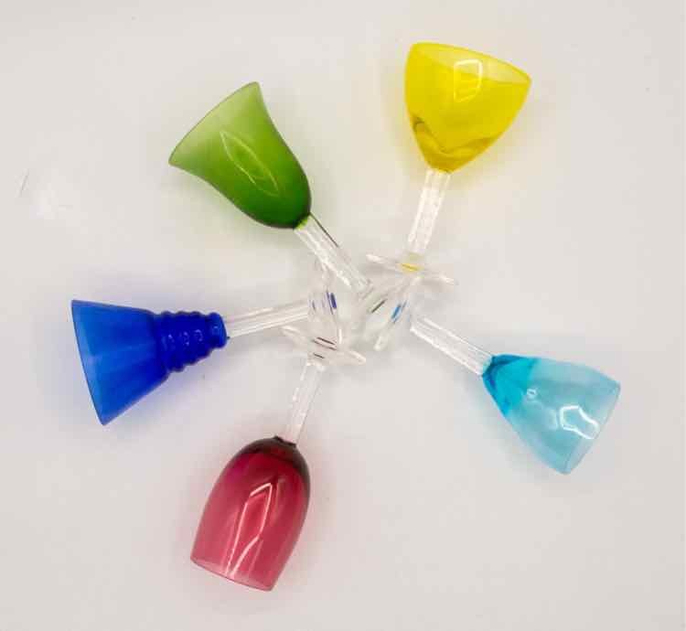 Set of 5 Mixed Color Cordials