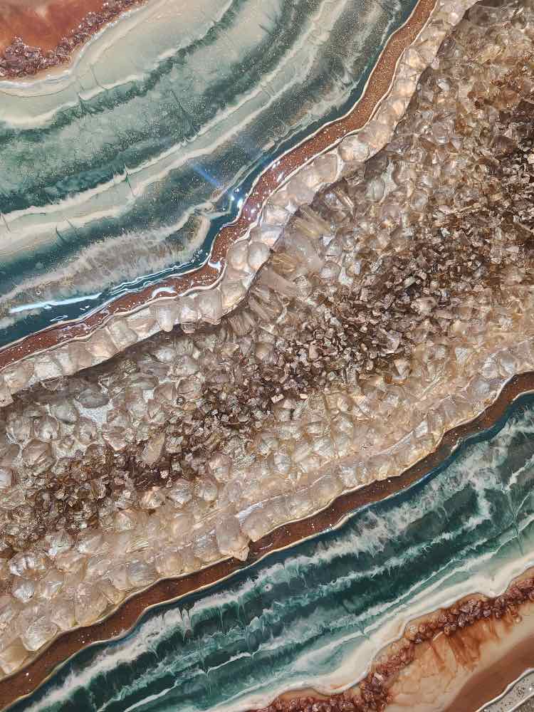 "Geode Slab" by Brian William Art