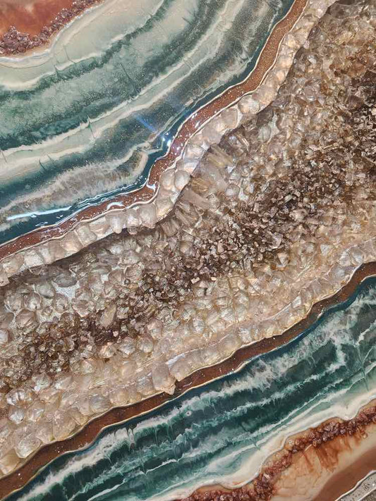 "Geode Slab" by Brian William Art
