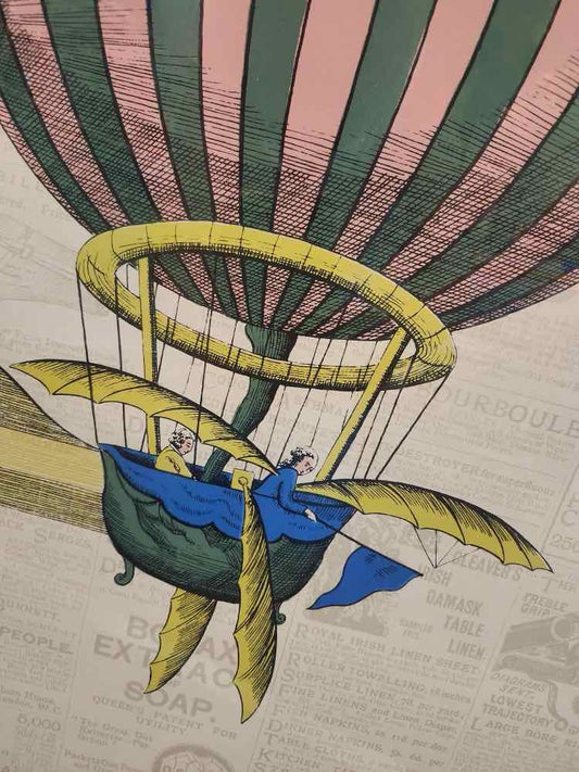 Antique Balloon Ad Art