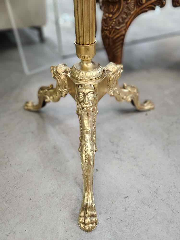 Antique Victorian Solid Brass Coat/Hat Rack