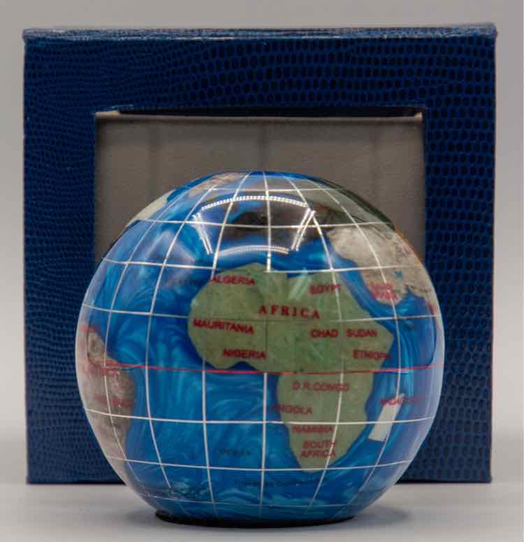 3" C-Emston Globe Paperweight