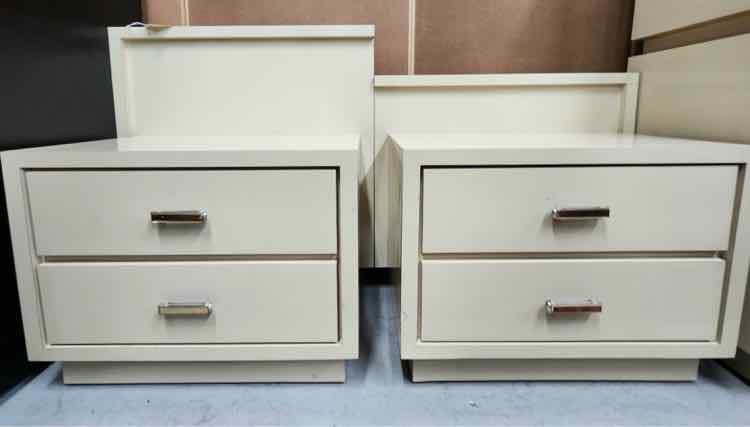 Formica 6 Drawer Nightstands