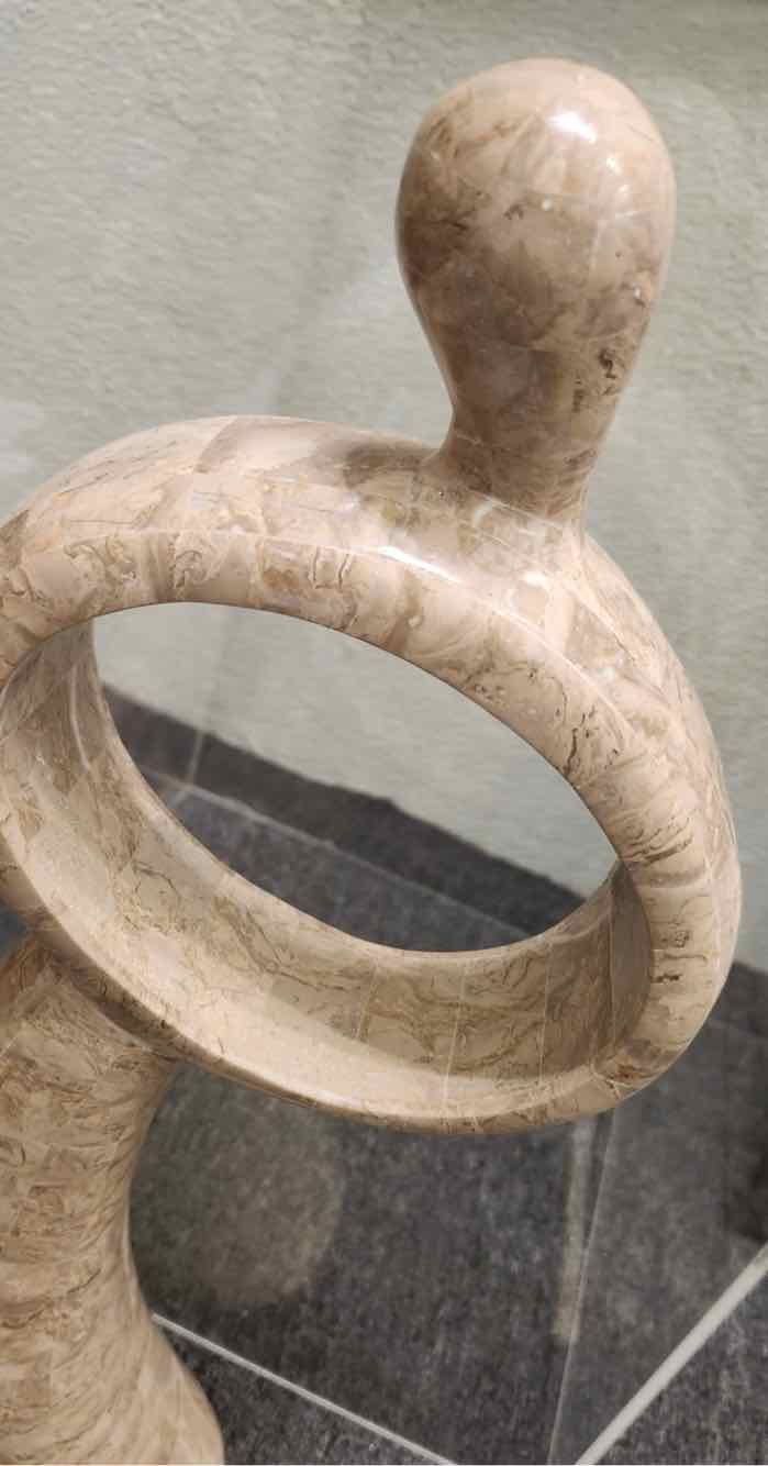 Art 'Universal Hug' Marquis Collection Stone Inlaid Sculpture