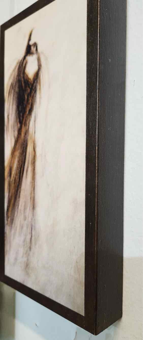 “Ascending" Mixed Media by Thomas Andrew 12”x6”