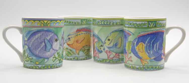 Sea Garden Mug Set