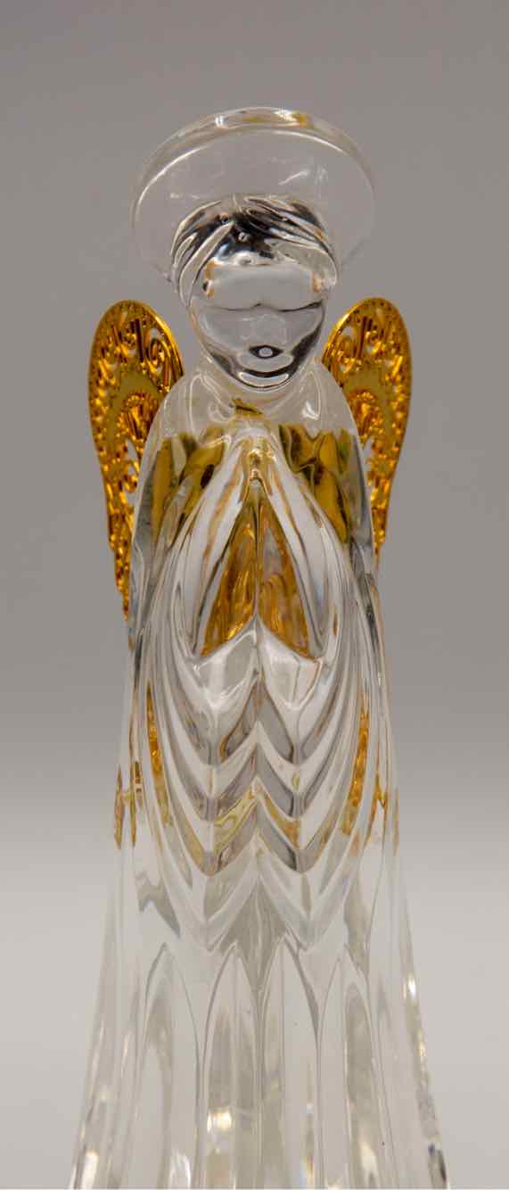 Vtg. Gorham Crystal Angel