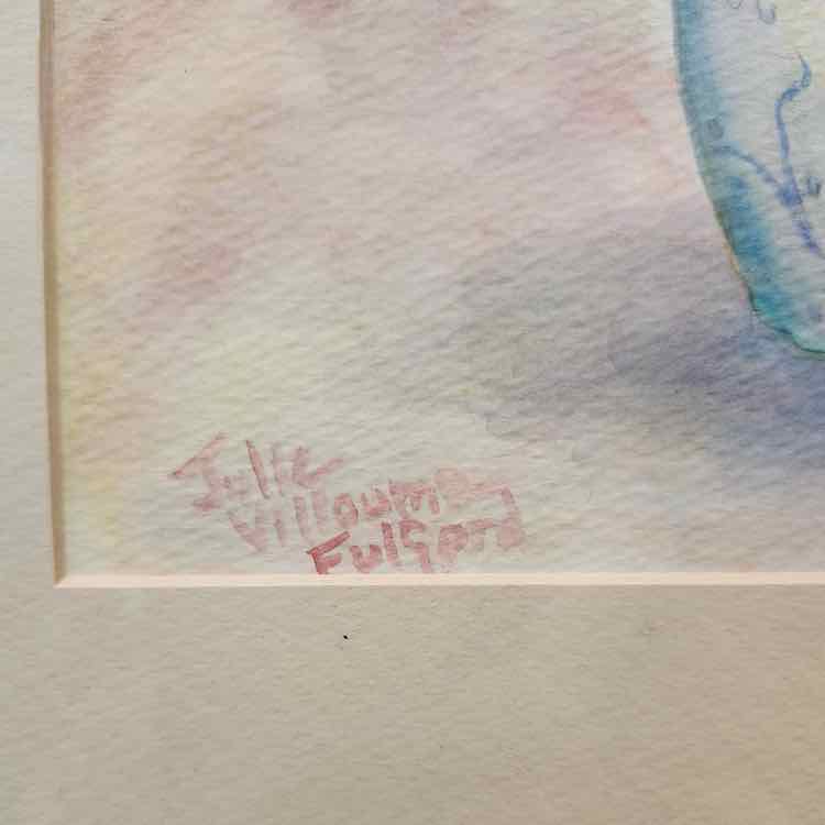 "Flower Arrangement" Watercolor by Julie Villoume