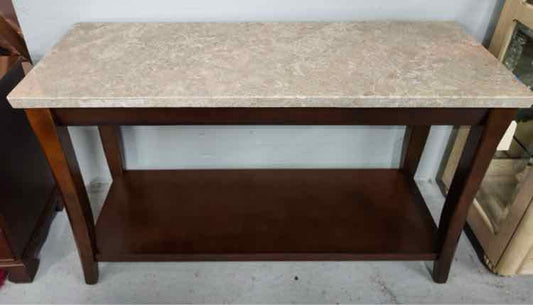 Stone Top Entry Table