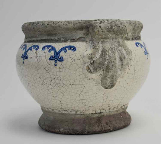 Antique French Faience Colander/Berry Bowl