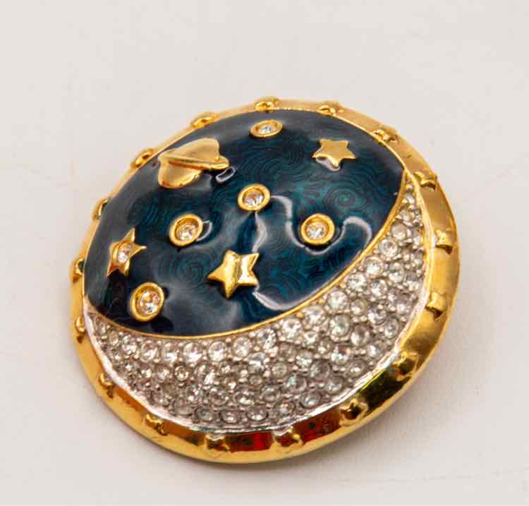 Swarovski Crystal Celestial Earrings&Pin