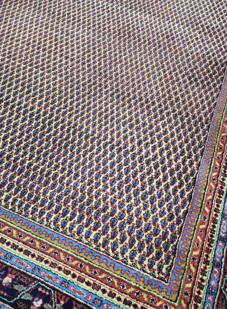 10'2"x14'6" Yellow/Red Rug