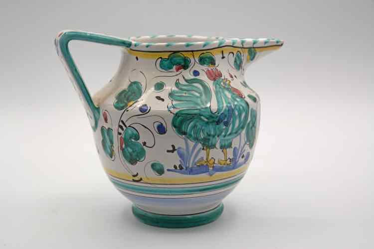 Deruta Italian Rooster Pitcher