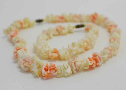 Vtg.Core Shell Necklace and Bracelet