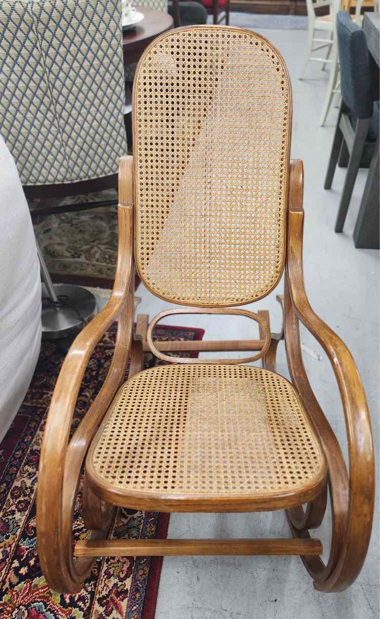 Oak & Caine Bentwood Rocking Chair