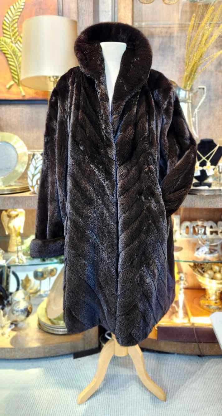 Vintage Black Gamma Mink Fur Coat - Nordstroms