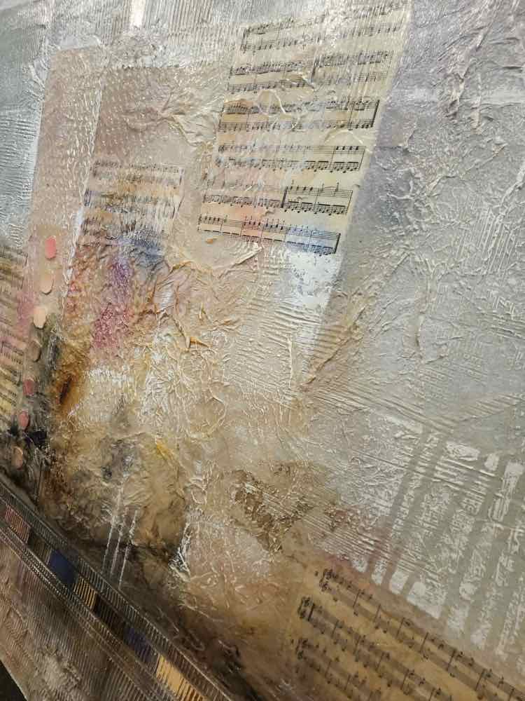 "Musicale" Oil/Acrylic by Lee Burr