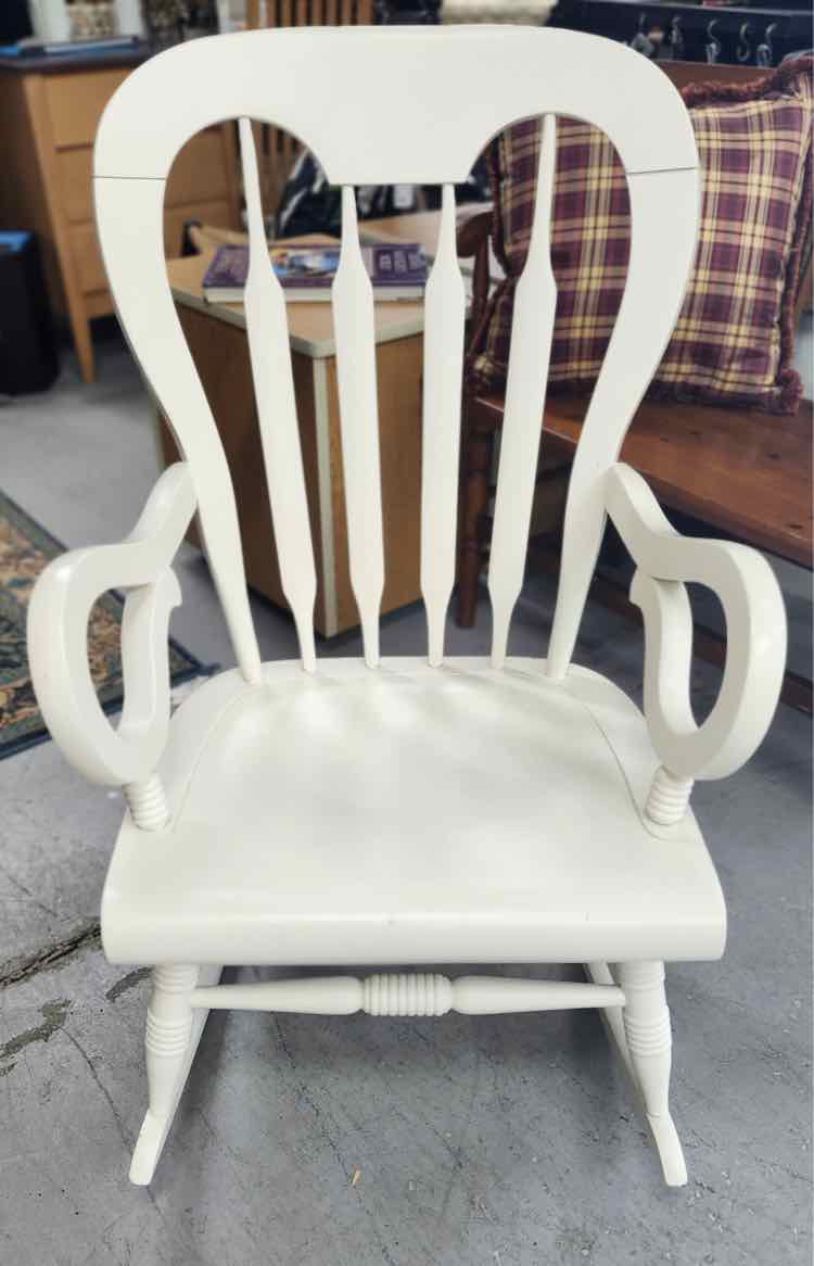 White Rocking Chair