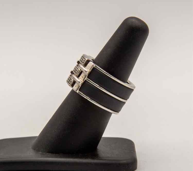Belle Etoile Italian Rubber Ring .925