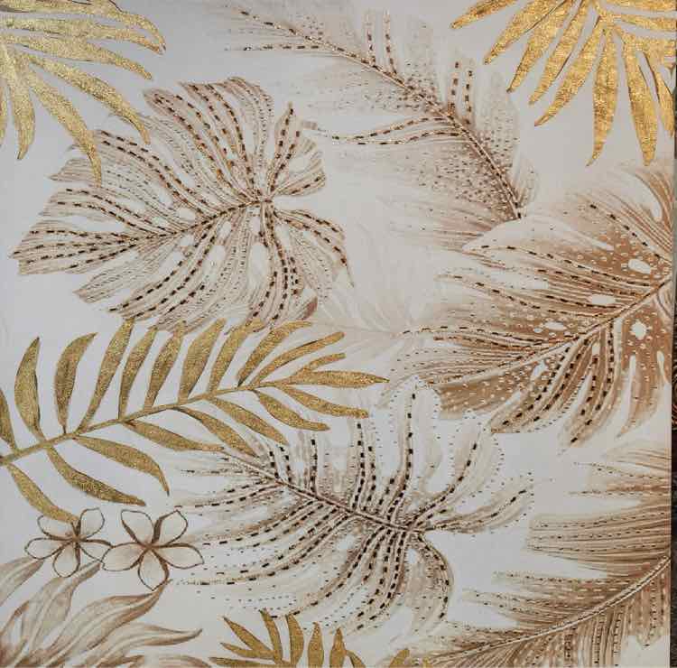 Gold Palm Fram's Mixed Media