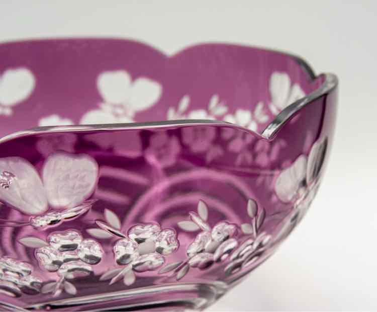 Amethyst Butterfly Bowl