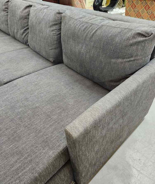 2pc American Leather Grey Line Couch