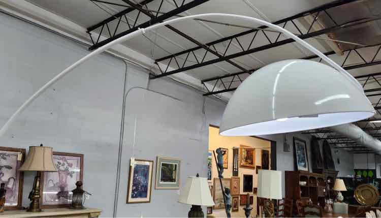 NEW White Arc Floor Lamp