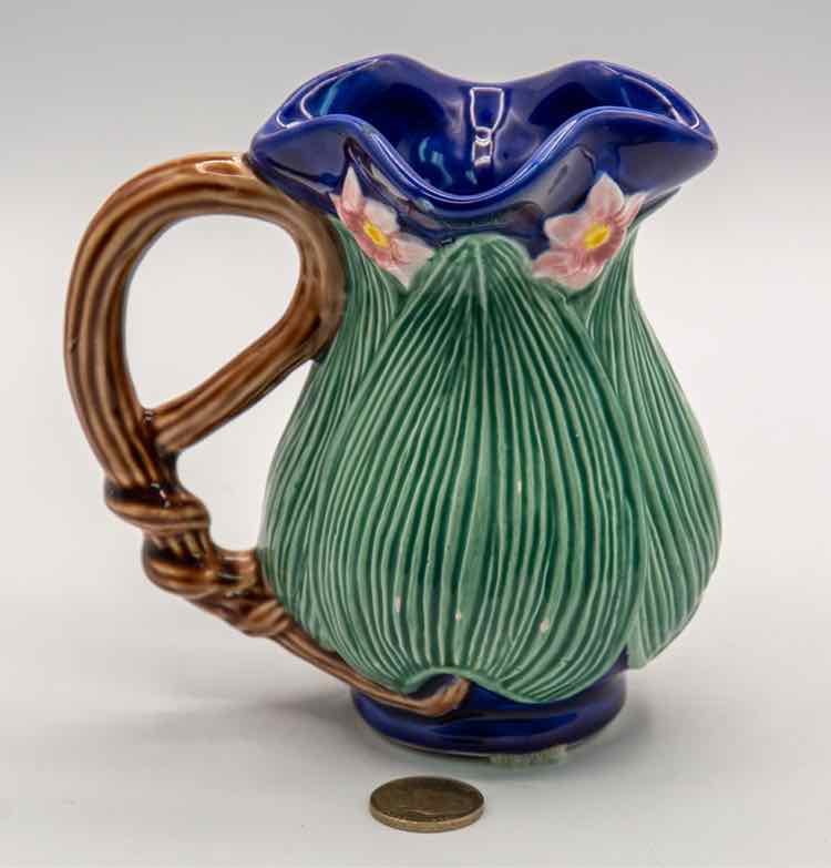 Small Blue Pitcher