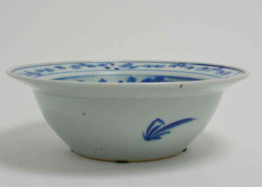 Antique Chinese Porcelain Blue/White Basin