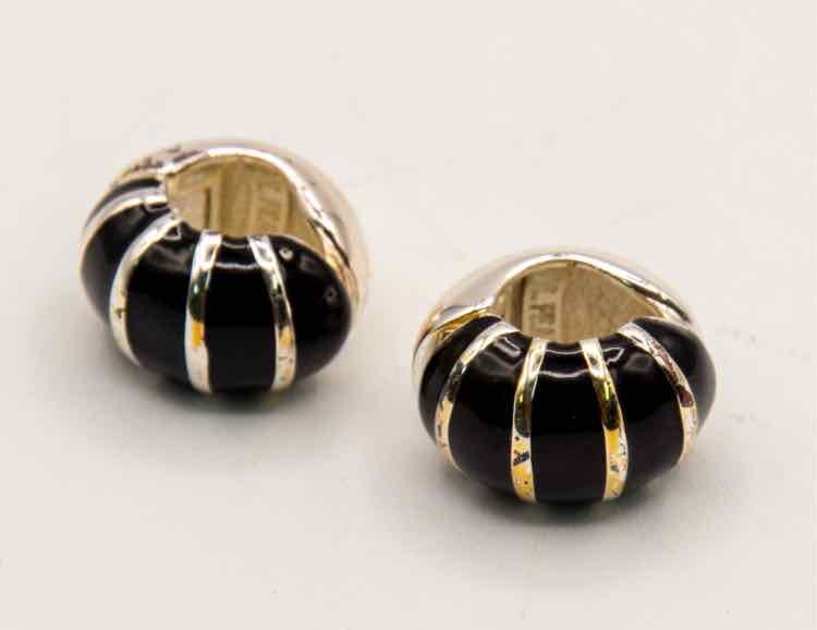 Edwin Pearl Reversible Earrings