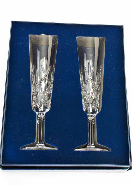 Pair Tiffany & Co 'Sybil' Crystal Glassware