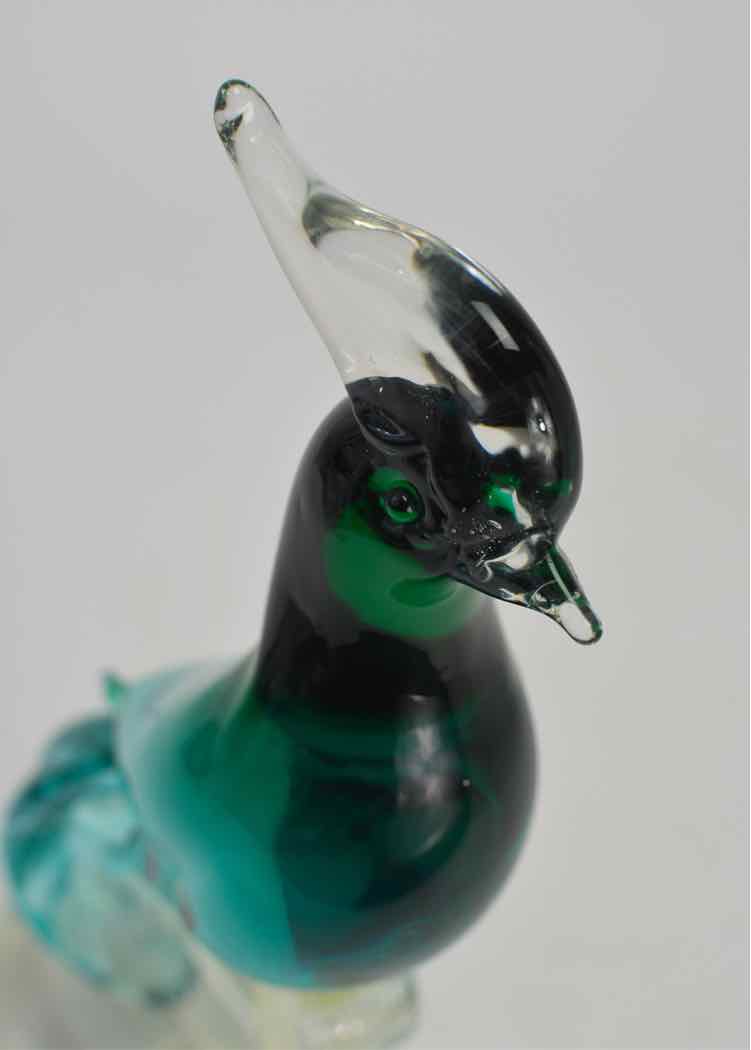 Vintage Art Glass Bird