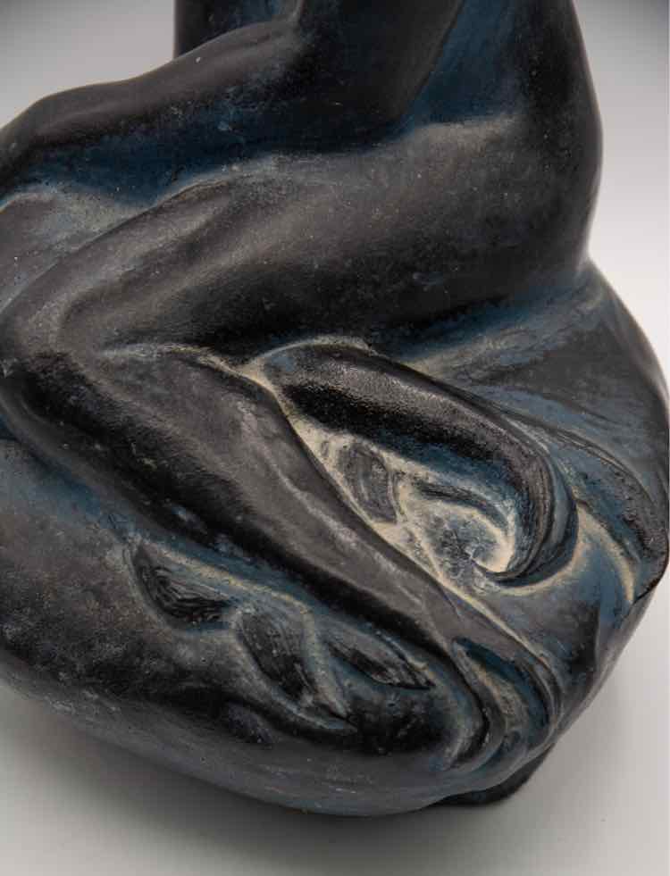 1970's Resin Sitting Mermaid