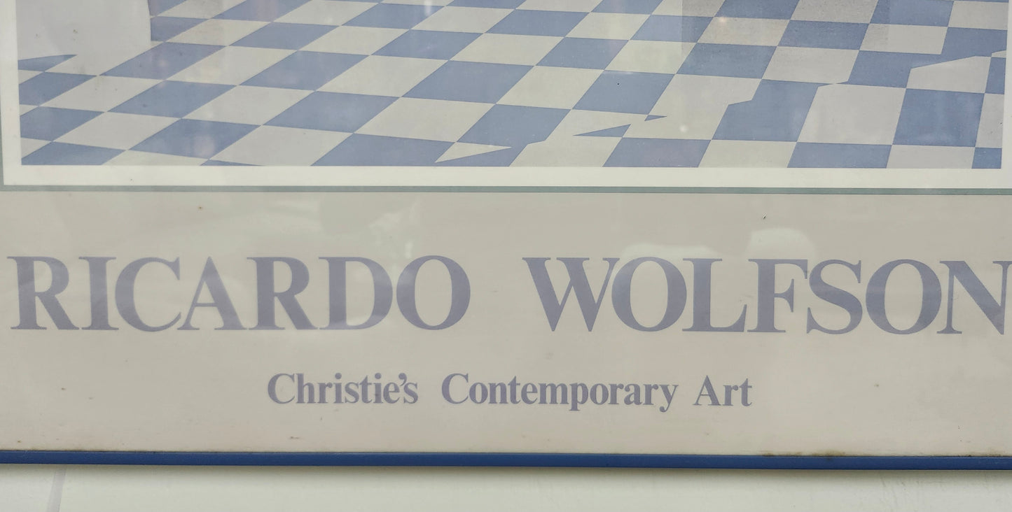"Christie's" Contep. Art Poster R. Wolfson