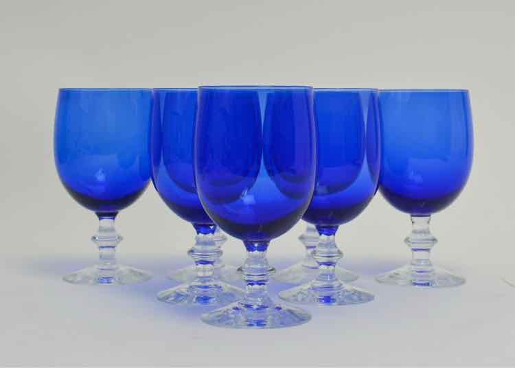 Hiroca Cobalt Glassware