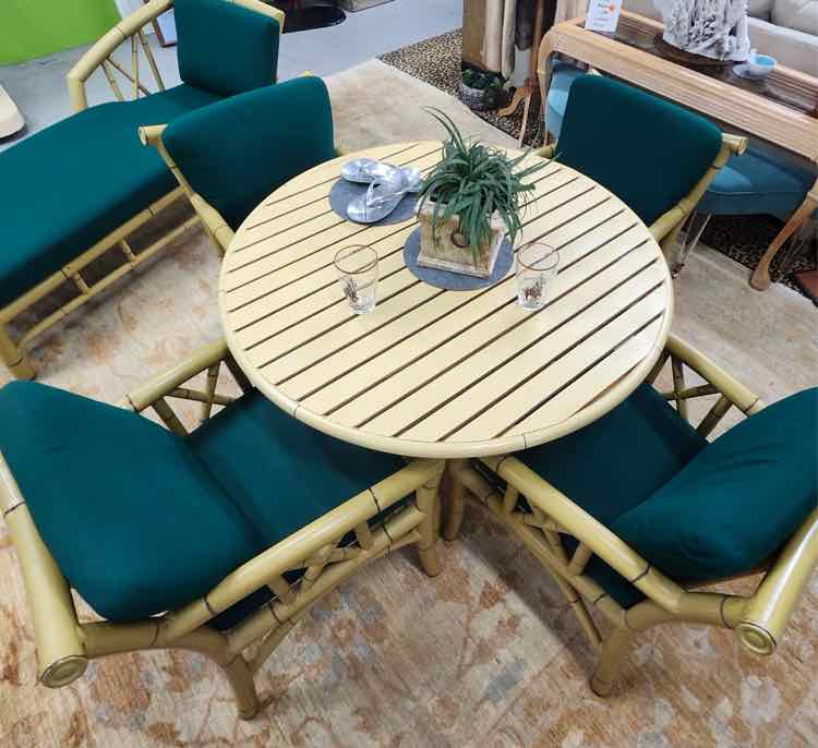 Bamboo Table and Chairs
