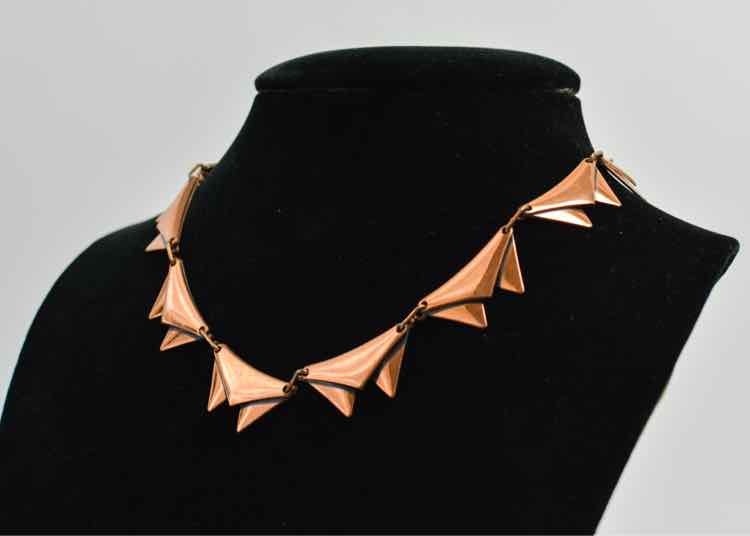 Renoir 50's Copper Choker Necklace